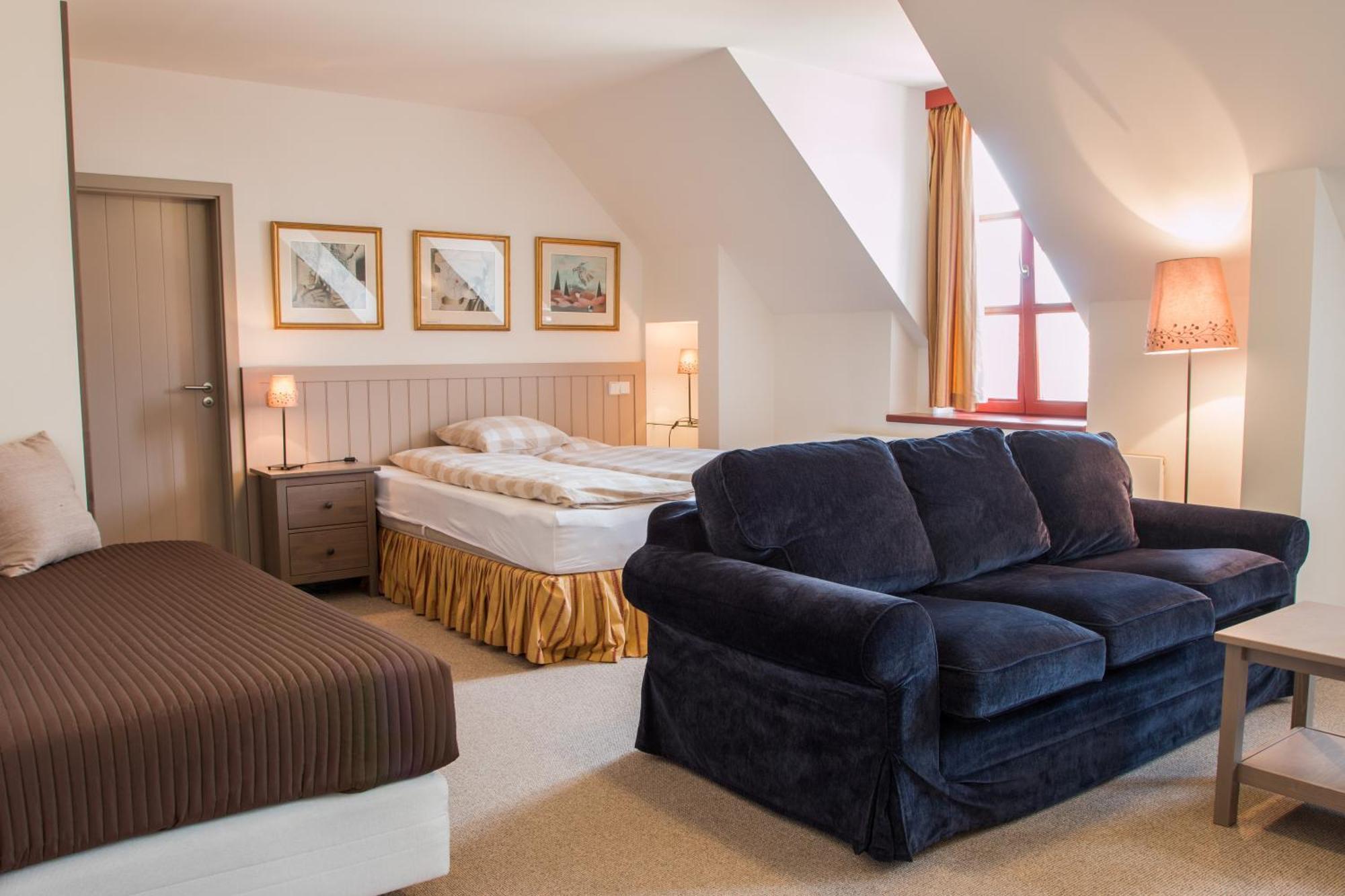 Hotel Dvur Hoffmeister Velké Číčovice 객실 사진